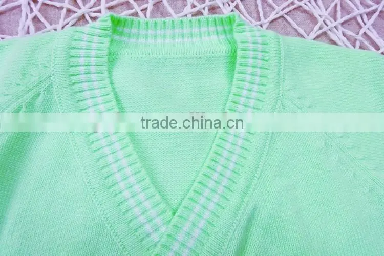 0-1year cheap wash cotton knitted new born baby cardigan underwear for winter