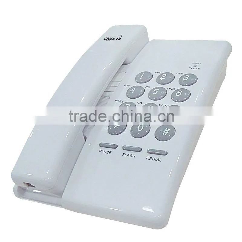 corded telephone wall mountable dialer phone keypad