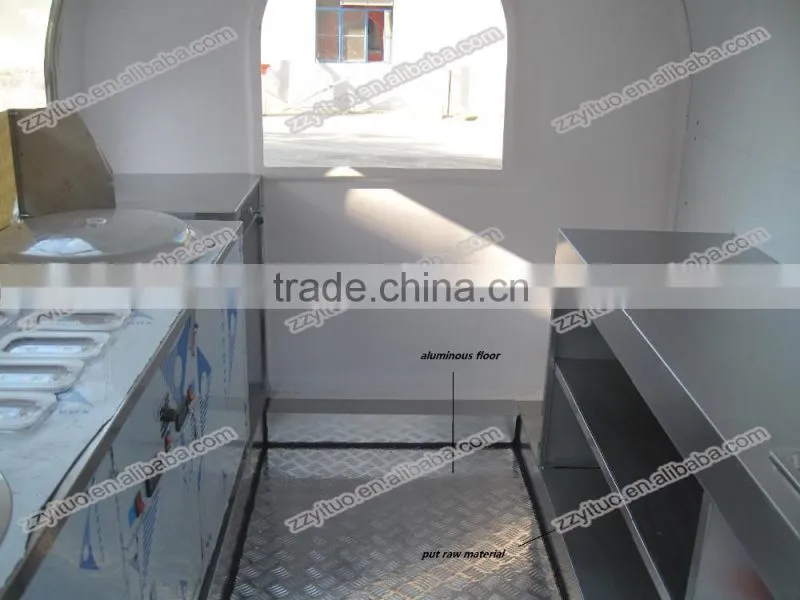 Made In Chima Mobile Ice Cream Cart Attractive Logo Street Fast Food Kiosk/ Fast Food Trailer