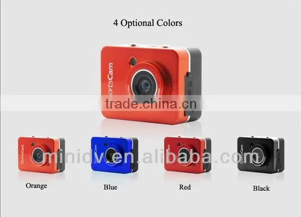 Full HD 1080P@30FPS Waterproof Action Camera DV240 With 2.4inch Touch Screen