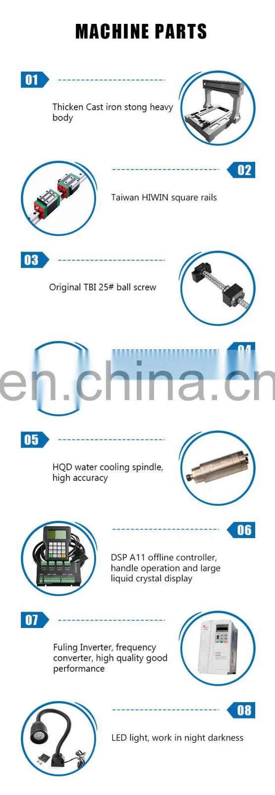 Heavy duty 3 Axis 4 Axis Metal Carving CNC Metal Engraving Machine with Water Sink