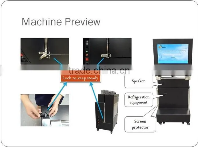 2014 The Most Portable Touch Screen Rental 3D Photo Booth For Commercial Brand Promotion