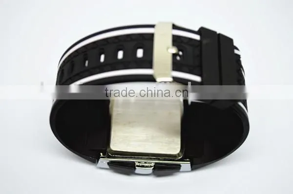 2014 Promotional popular fashion rubber men's LED watches for students