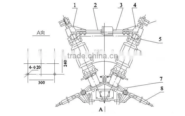 GW5 Outdoor 33KV 36KV isolators disconnect switch,High-voltage Isolation Switch