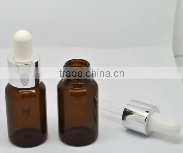 EO270/P54 15ml brown dropper glass bottle