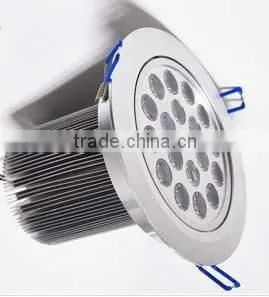 hot sell slim recessed 18w 4" led grille down light with ce,rohs,ul ,FCC certificate
