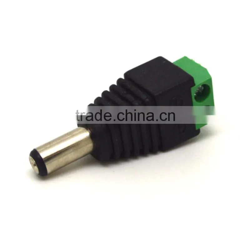 BNC connector 2.1x5.5mm BNC Male Plug dc power Jack Connector Adapter for CCTV Camera Security video surveillance system