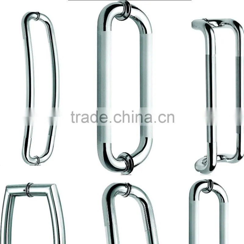 Stainless steel exterior glass door handle/pull handle/H shape door pull handle