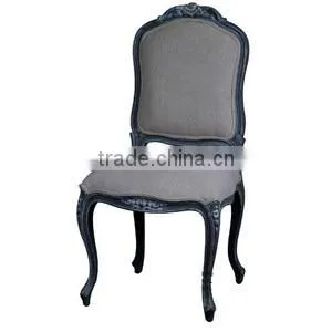 RCH-4021 Antique French Carved Wooden Dining Chair