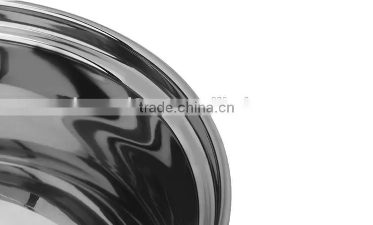 stainless steel capsule bottom 3layers high steamer pot with glass lid/ kitchen cookware