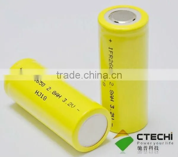 3.2v ifr 26650 li-ion rechargeable battery