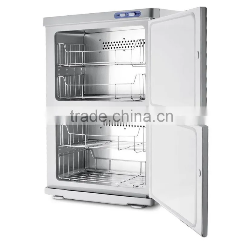 VY-46A Double-layers wet towel warmer for beauty salon cabinet uesd UV light terilizer