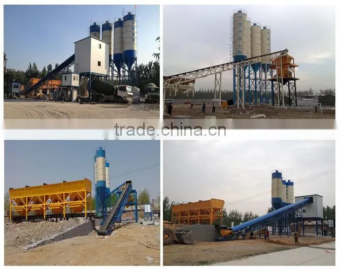 Advanced Design HZS90 Belt Conveyor Type Concrete Mixing Plant for sale
