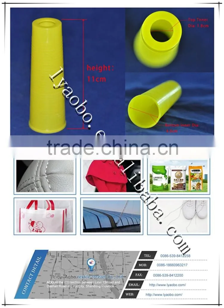 100% polyester bag closer bag closing thread 12s4 124