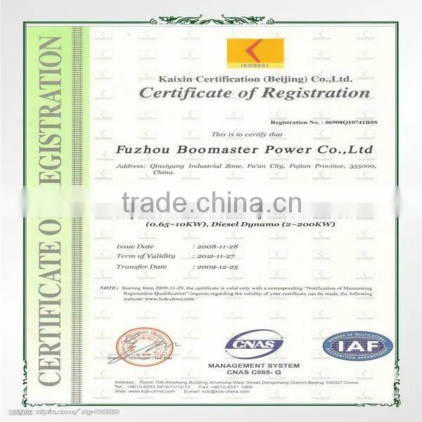 2.5kva Portable Gasoline Generator