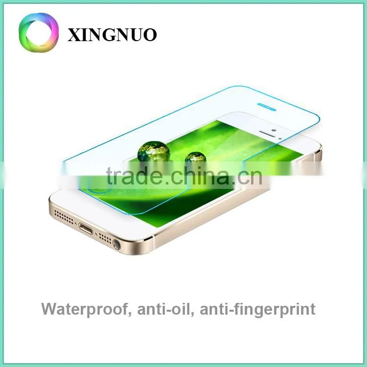 Wholesale 9H hardness 0.3mm tempered glass screen protector for iphone 5s