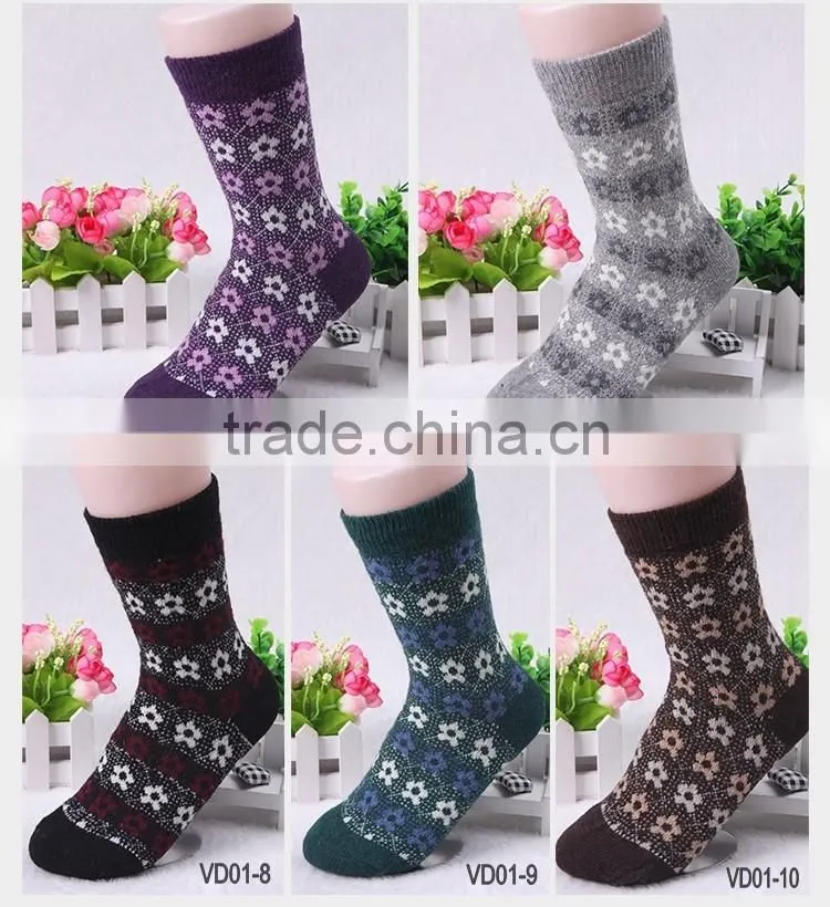 Fashion Winter Rabbit Wool Ladies Cute Socks Women Socks