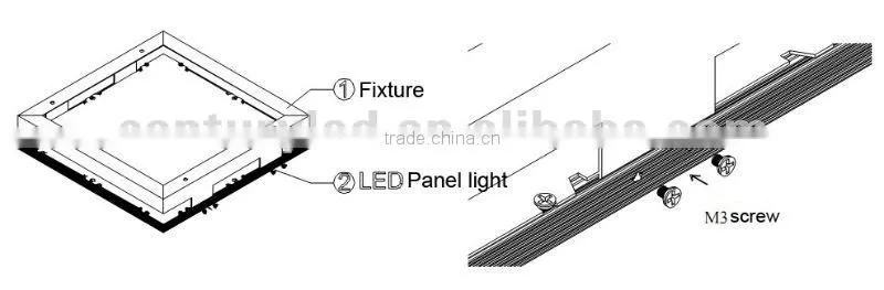 red blue led grow panel