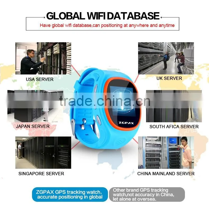 Wholesale gps smart watch manufacturer 2016 S866 kids wrist watch gps smart watch