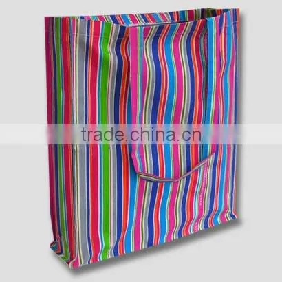 2016 Natural/Bright Blue Jute Gift Bags