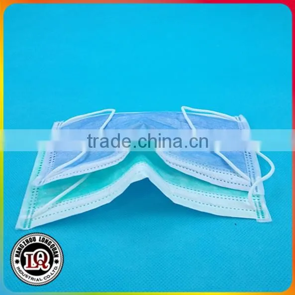 Good Quality 3 ply Purple And Green Face Mask