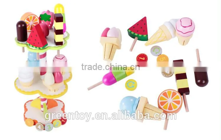 wooden building block game for children