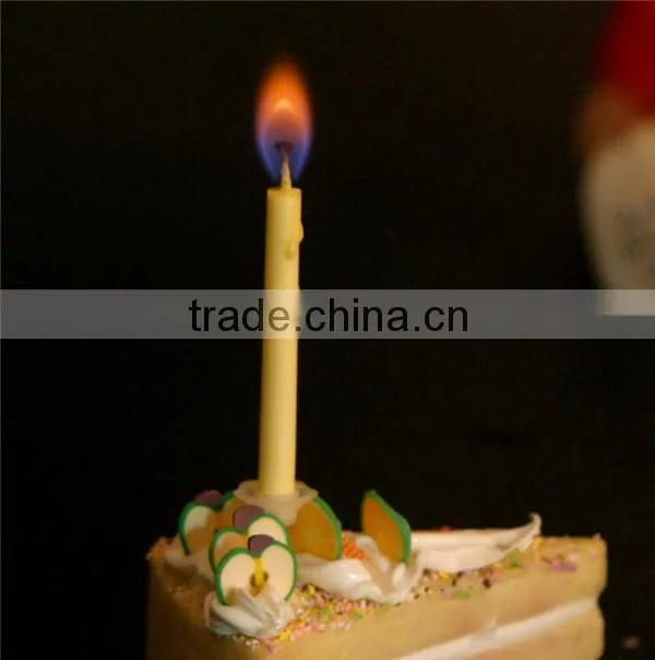 color flame birthday candles
