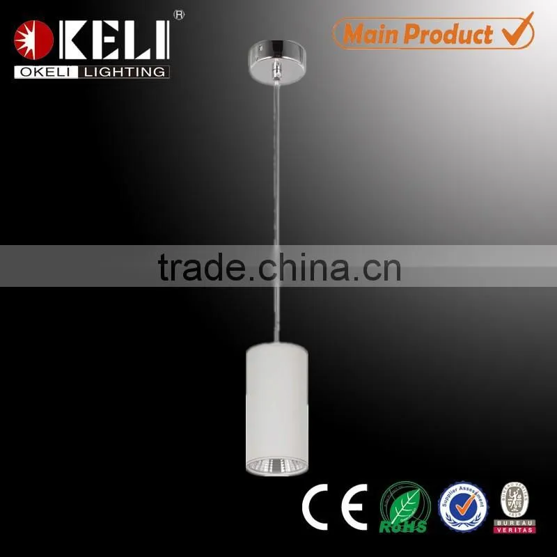 Thick and thin cylinder shape hanging led pendant lamp