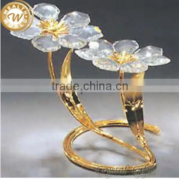Contemporary unique crystal decorative flower