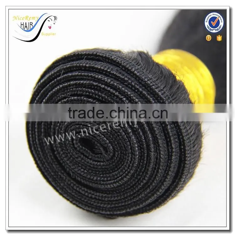 Top Quality Fast Delivery Wholesale Brazilian Bundle Hair Natural Black Color 100% Virgin Human Hair Weave