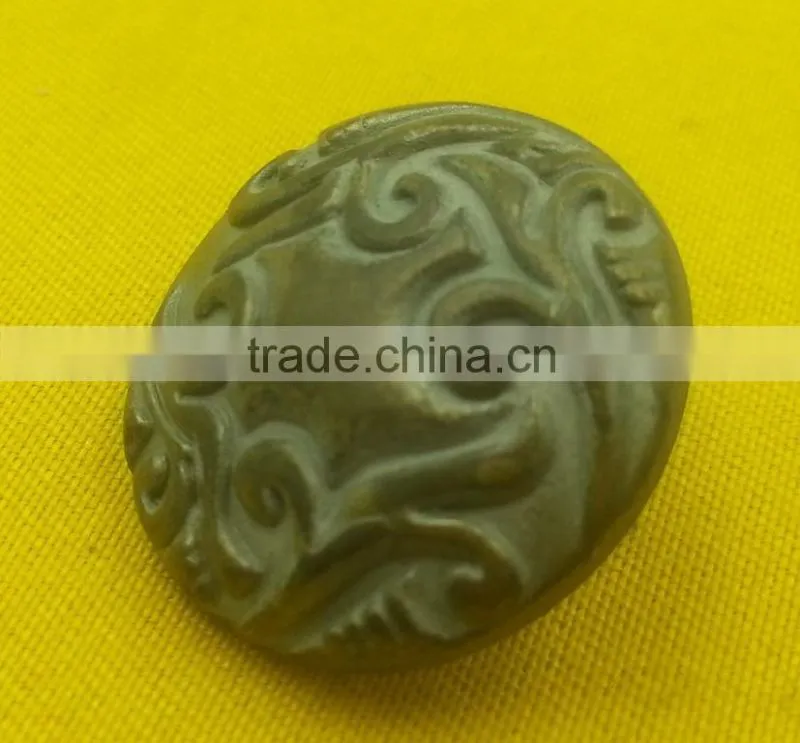 Zinc Alloy Metal Shank Button For Coats -- MS1111