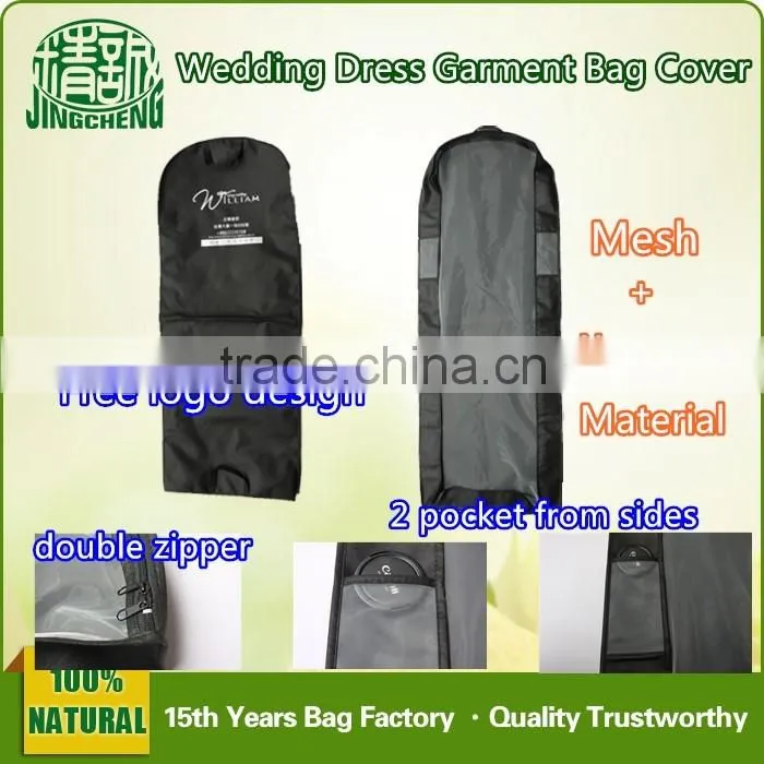 Foldable Suit Garment Bag with Zipper / Wedding Dress Garment Bag Cover