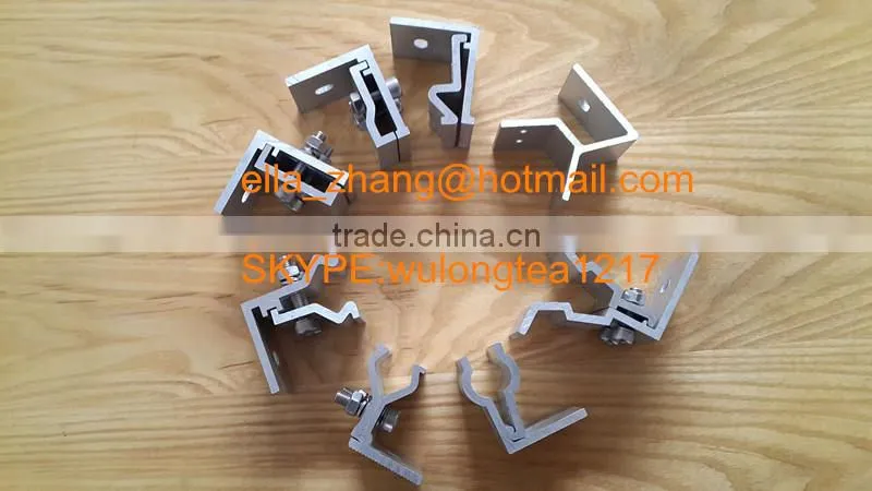 custom & standard 6063 t5/t6 pv solar racking china manufacturer with iso certificates