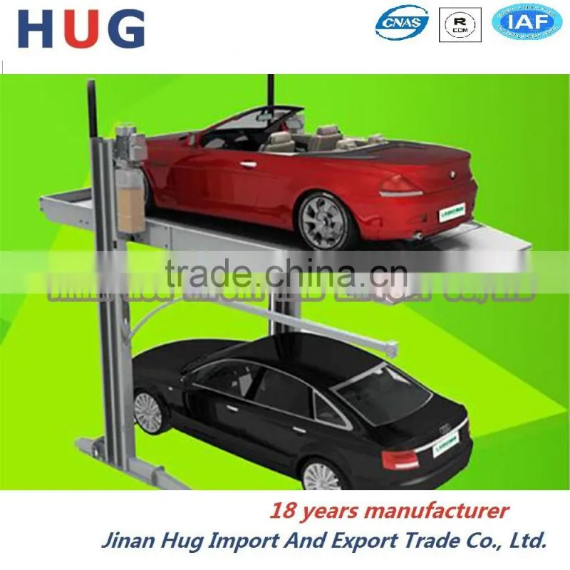 Two column hydraulic lifting machine