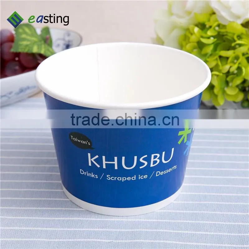 Custom 32 oz ice cream paper cup paper bowl Yogurt paper cup
