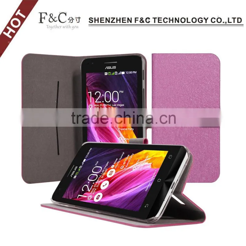 PU case for Asus ZenFone 2 ZE551ML new phone wallet cover with stand