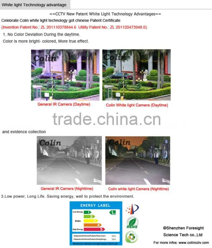 constant power and wide voltage input camera metal cases home security system
