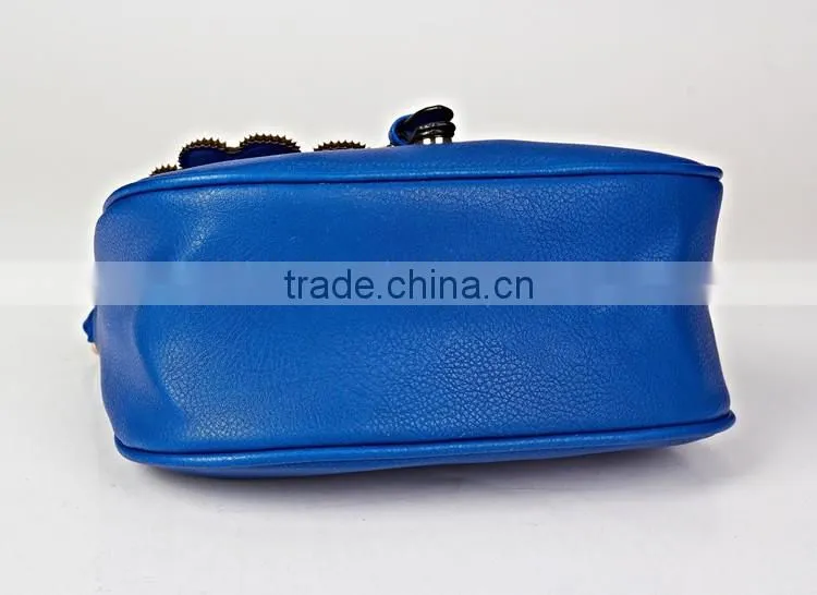 New Europe and American fashion animal leather shoulder bag