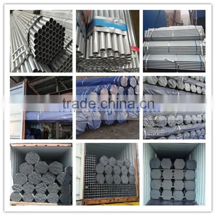 *Alibaba supplier Hot dipped Galvanized Steel Pipe ERW pipe