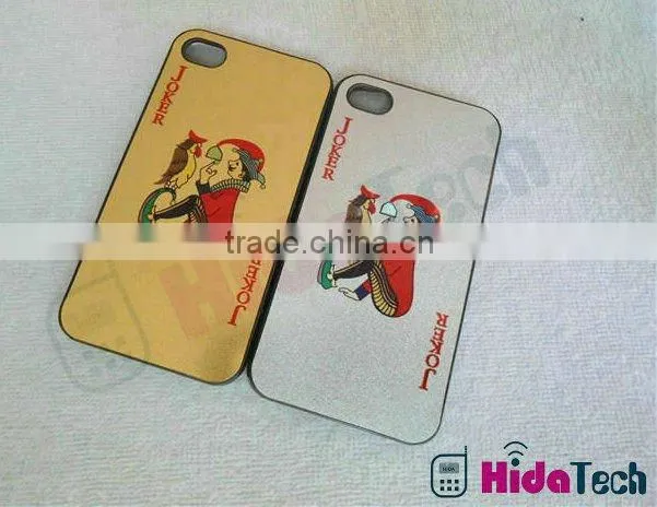Casino Poker Joker Case for iPhone 4 / 4S,gold & silver color available