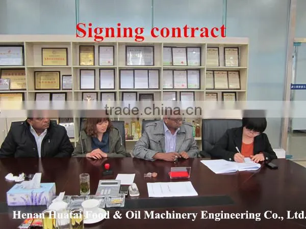 Hua tai vegetable oil production line, oil processing machine made in Huatai