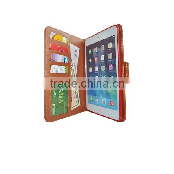 Folder Book Style Flip Case Cover For Ipad Mini, For Ipad Mini Leather Case