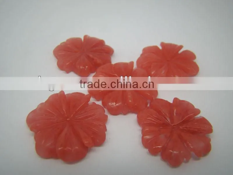 Semi-preciou stone novelty Gemstone crafts flower