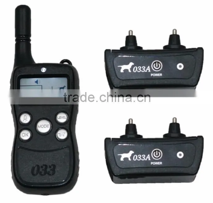 Dog remot training waterproof shock collar for 3 dogs training LY033