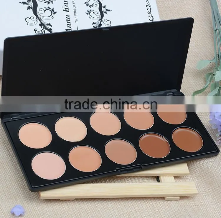 Cosmetic makeup 10 colors liquid license plate nipple gun cable scar concealers