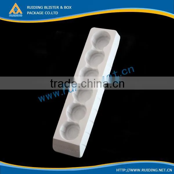 black plastic PS tray for cosmetic