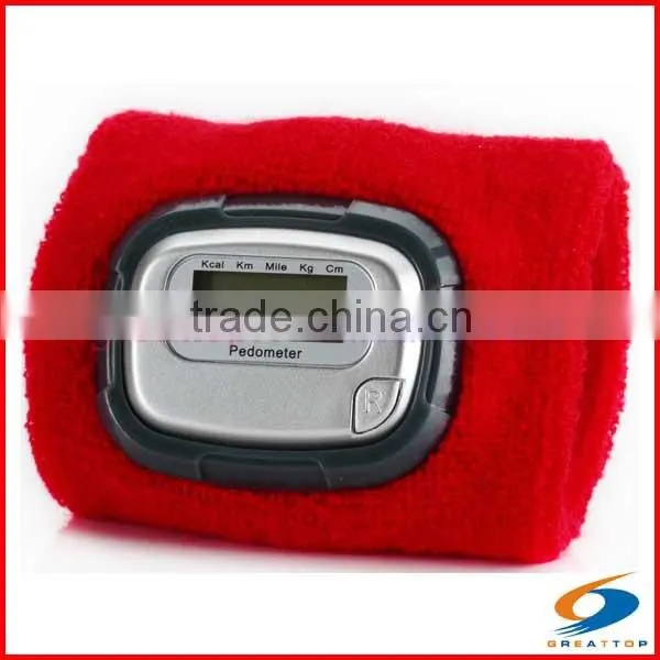 arm pedometer j-style pedometer calorie pedometer watch with wristband pedometer bluetooth ce pedometer with stop watch