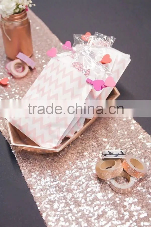 Personalized sequin table extra long table runners