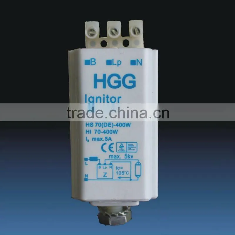 Electric lamp ignitor for HID lamps 70-400w HGG-7B