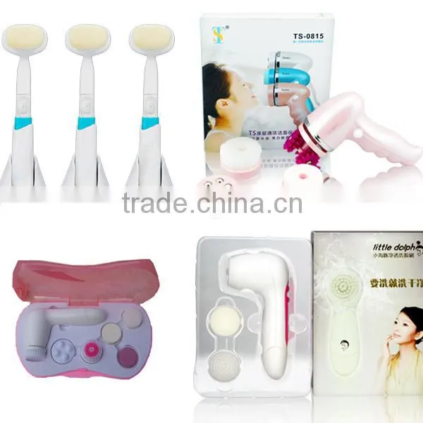 Export to Europe Hotsale 6 In 1 Electric Facial Cleansing Brush for Home Use